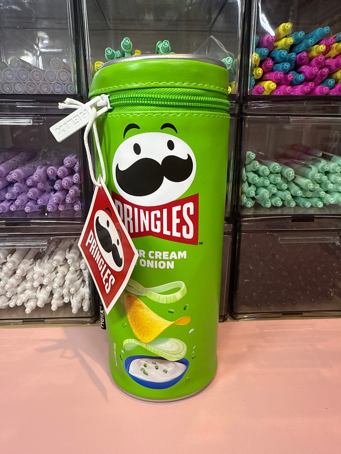 Pringle Cheese and Onion pencil case