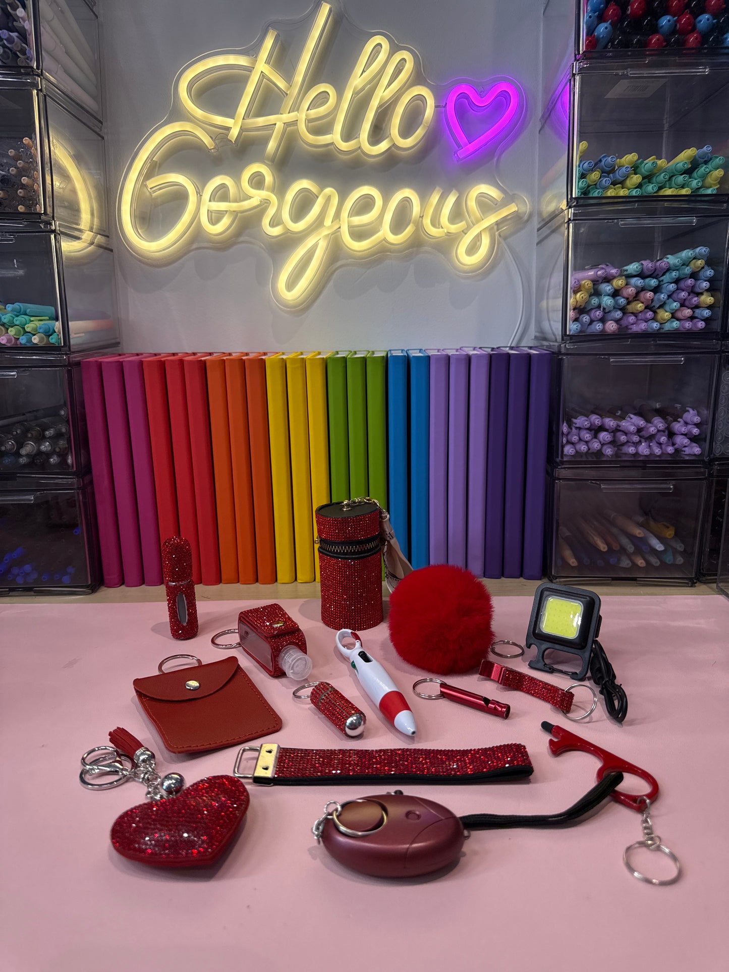 Safety bundle in Sparkling red
