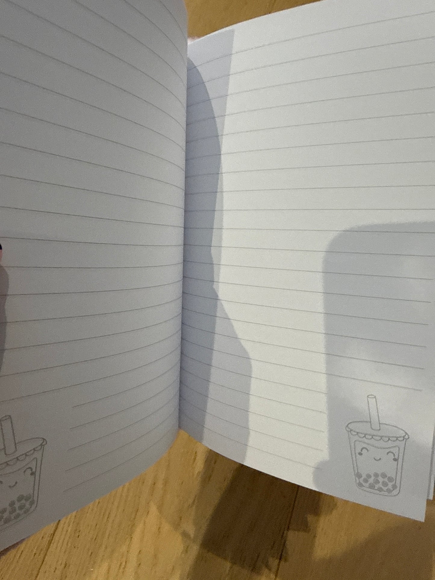 Fancy dress floofy bear notebook