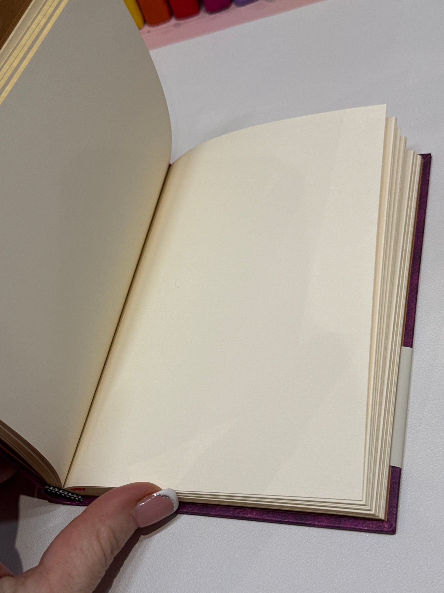 Paperblanks purple plain paged