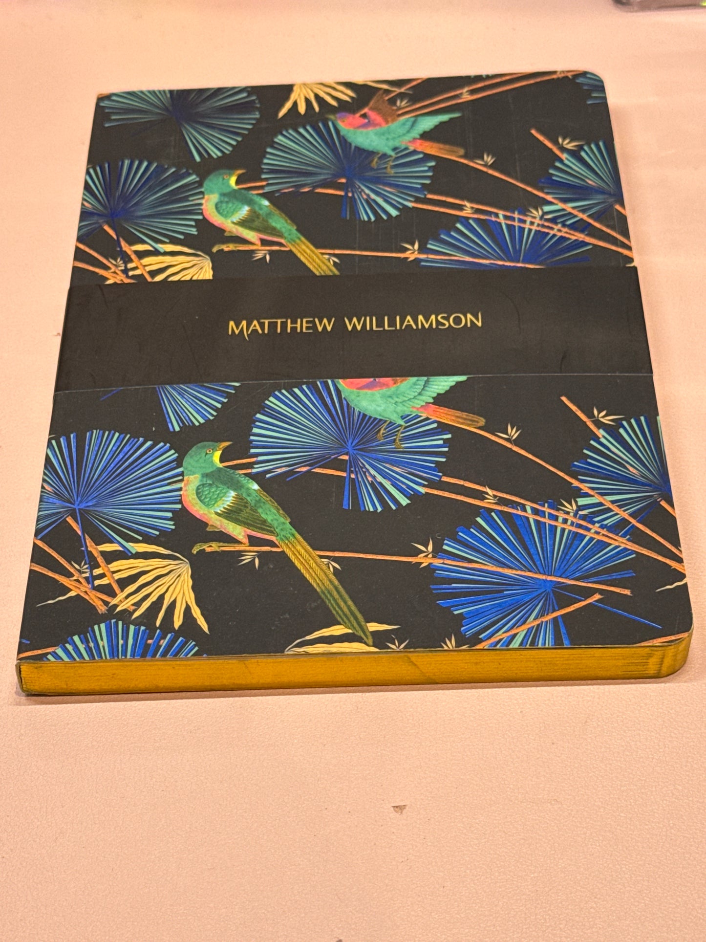 Matthew Williamson bird notebook