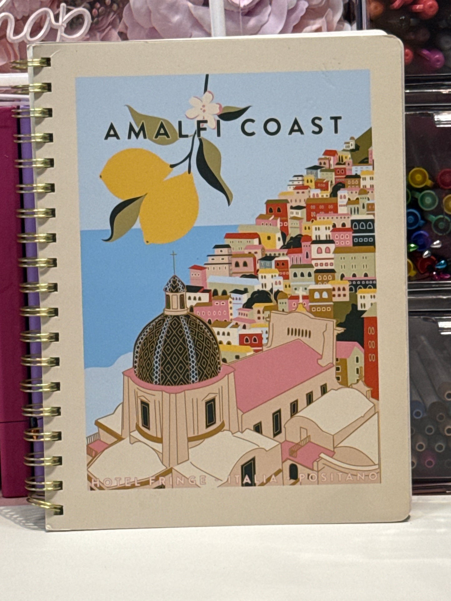 Amalfi coast notebook
