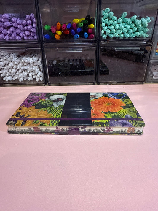 Castelli Milano floral notebook with painted edges