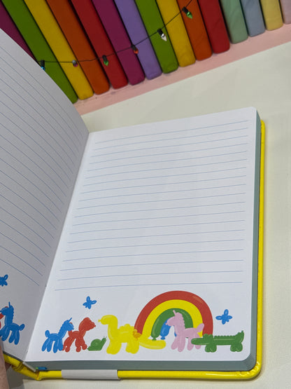 Paperchase yellow notebook