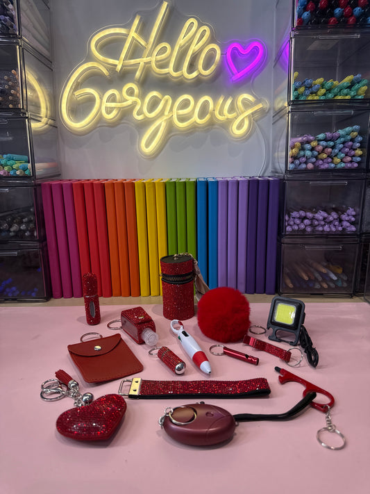 Safety bundle in Sparkling red