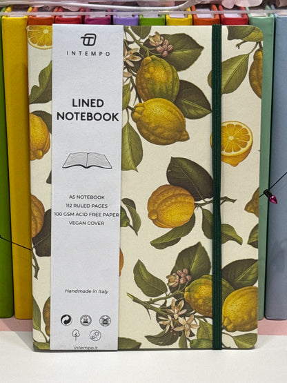 Intempo lemon notebook