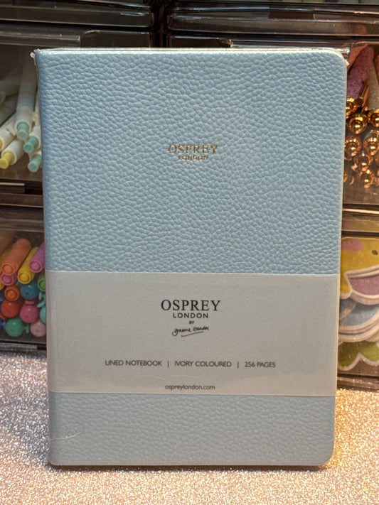 Osprey baby blue notebook