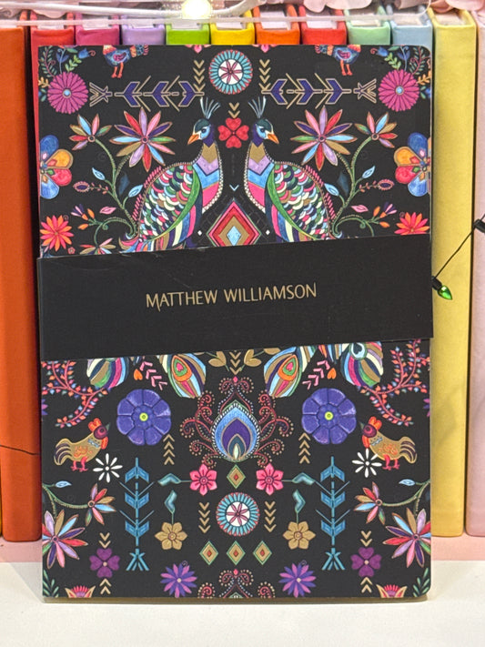Matthew Williamson peacock notebook