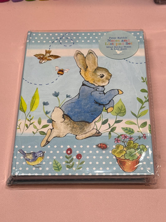 Peter Rabbit post it notebook