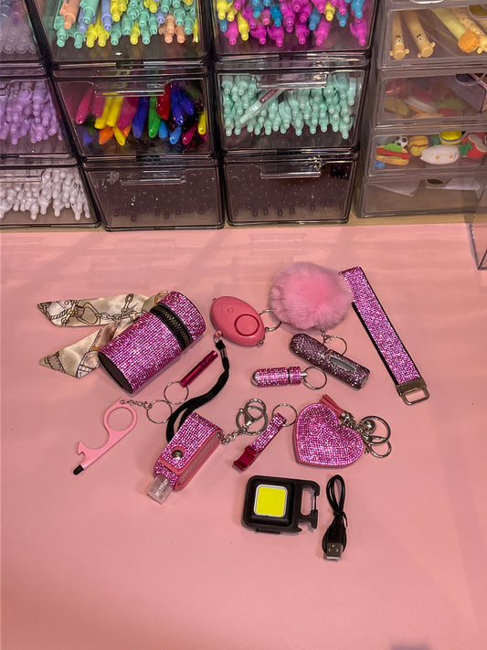 Safety bundle in Sparkling Pink