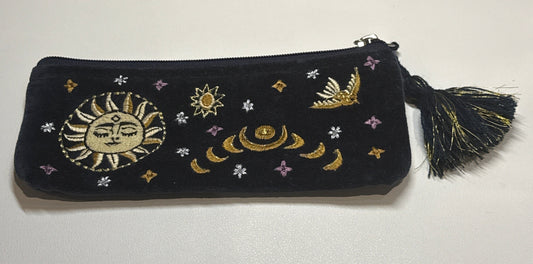 Sun and moon pencil case