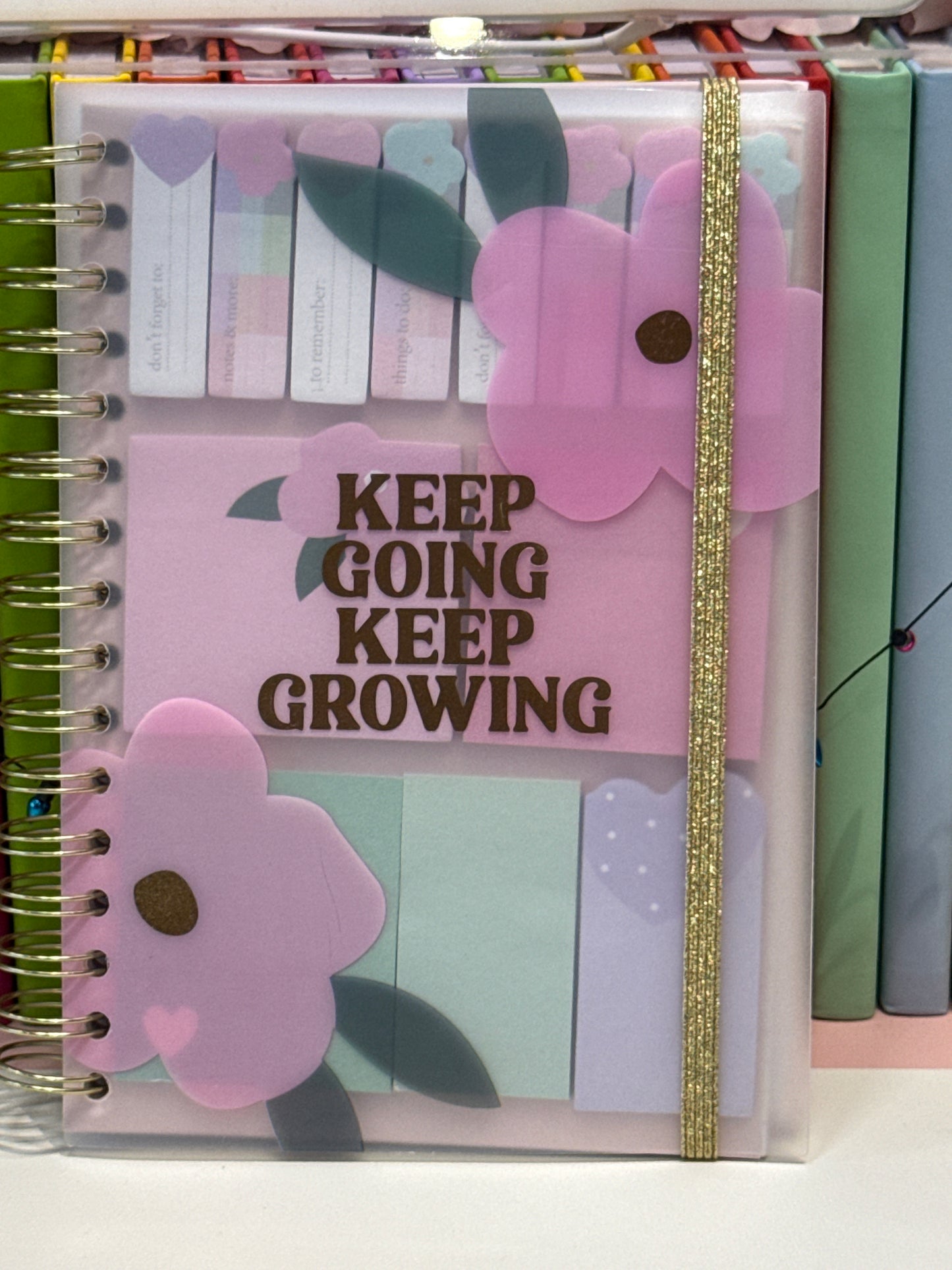 Keep going post it notebook