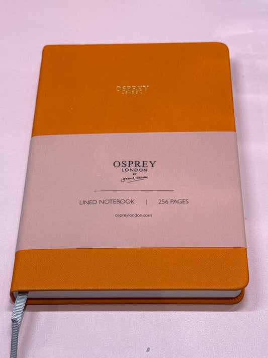 Osprey orange notebook