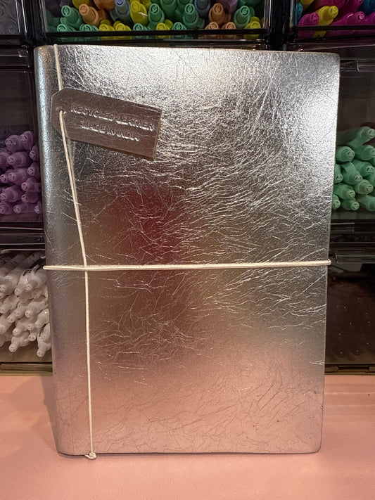 Silver notebook