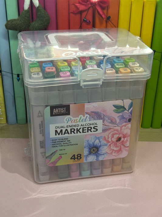 Gorgeous pastel double ended alcohol markers