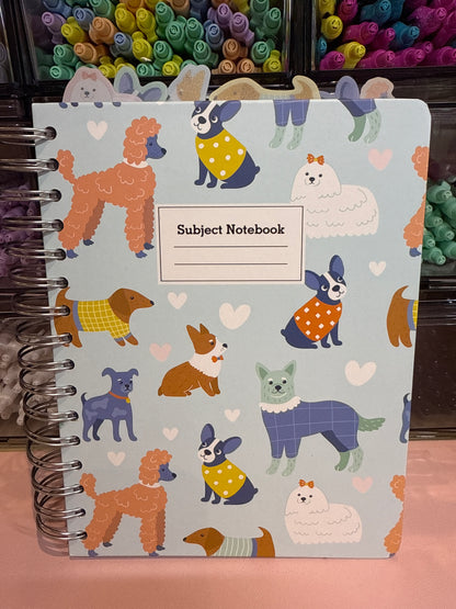 Dog Subject Notebook