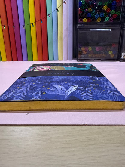 Elephant notebook gold edging