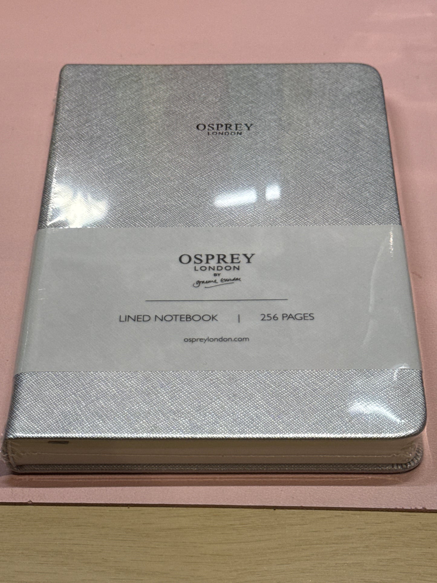 Osprey silver notebook