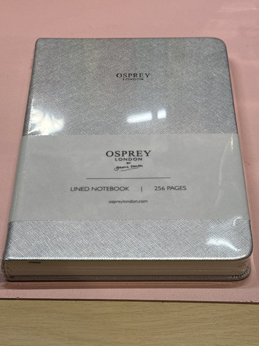 Osprey silver notebook