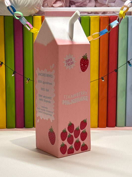 Strawberry milkshake pencil case