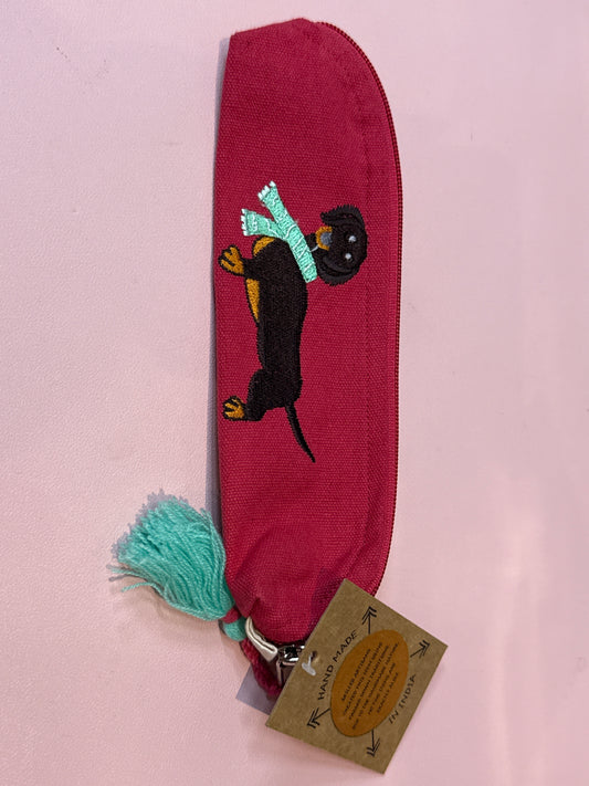Sausage dog pencil case