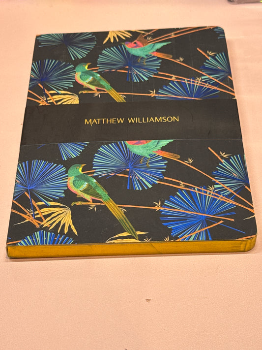 Matthew Williamson bird notebook