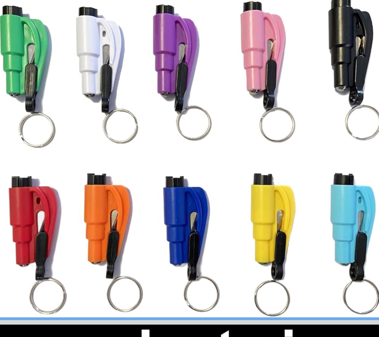 Personal safety window breaker and seatbelt cutter