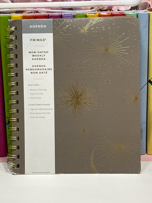 Weekly planner (damaged)