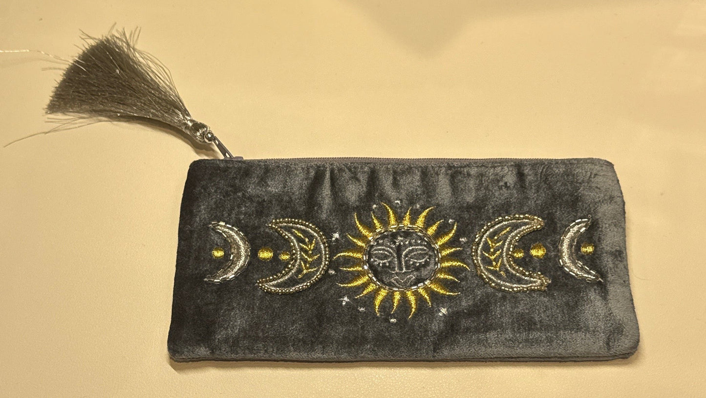 Sun and moon pencil case