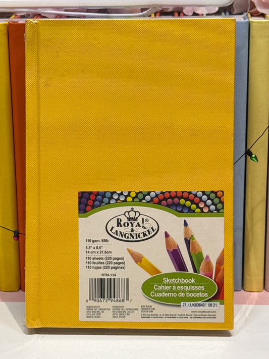 Yellow sketchbook