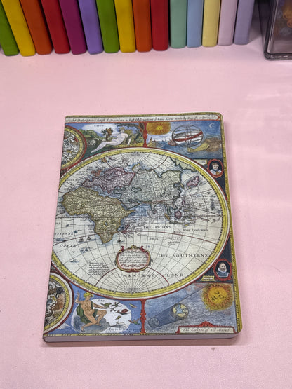 Map of the world book