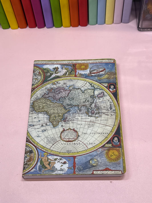 Map of the world book