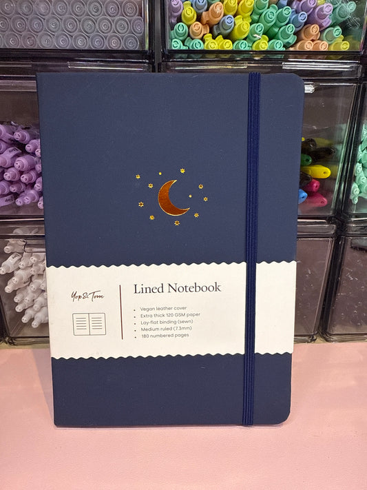 Yop & Tom moon notebook