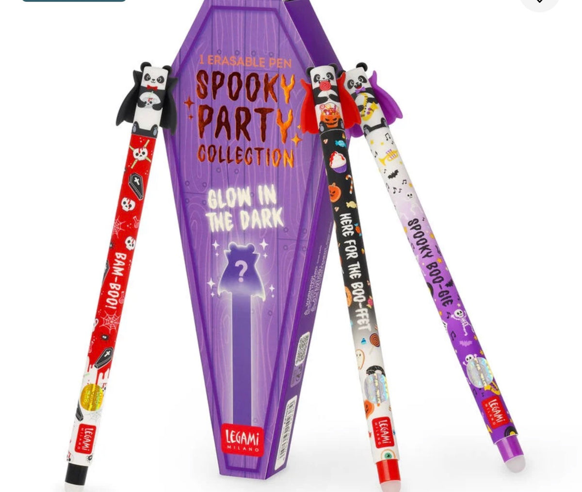 Legami Halloween Erasable Gel Pen - Spooky Party - Blind Box