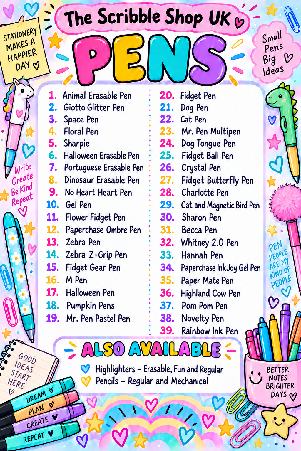 40 Mystery Stationery + Bundle + 2 Freebies
