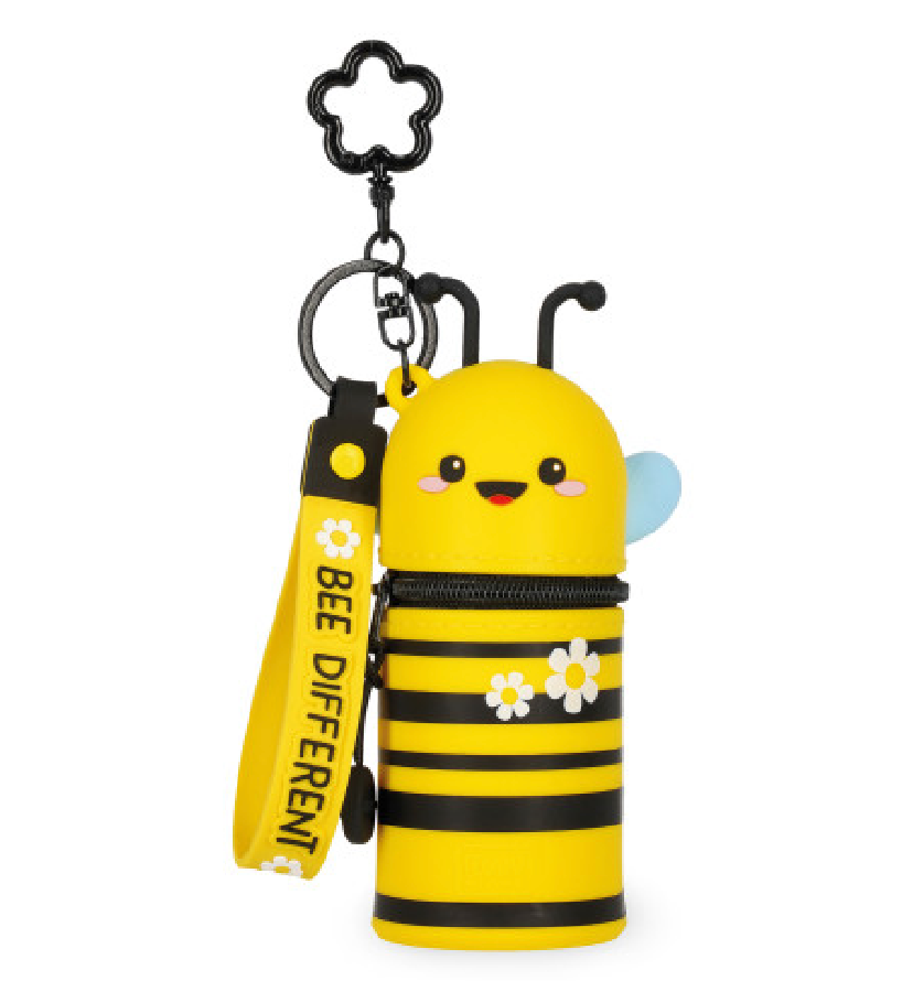 Mini Kawaii - Coin Purse With Key Ring - Bee