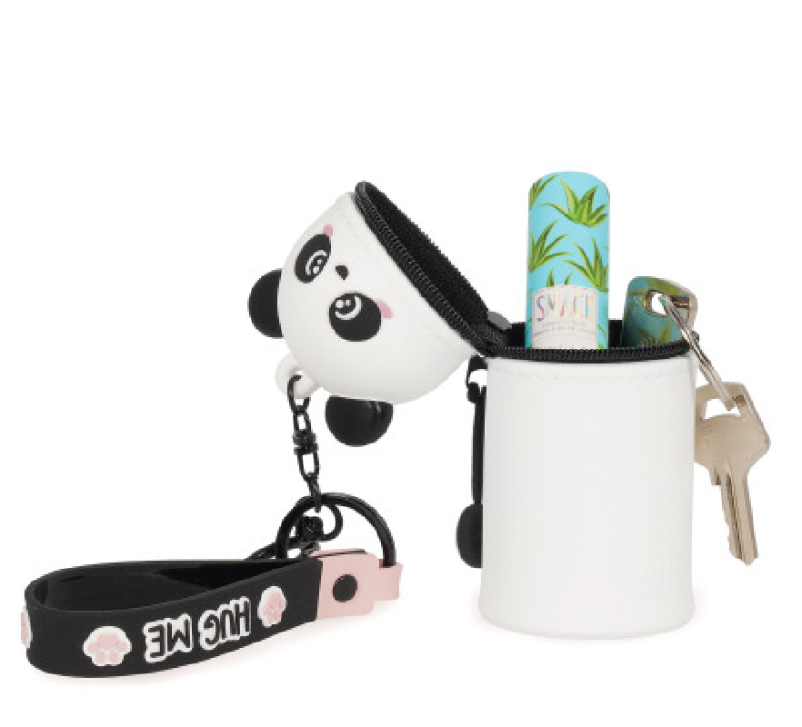 Mini Kawaii - Coin Purse With Key Ring - Panda